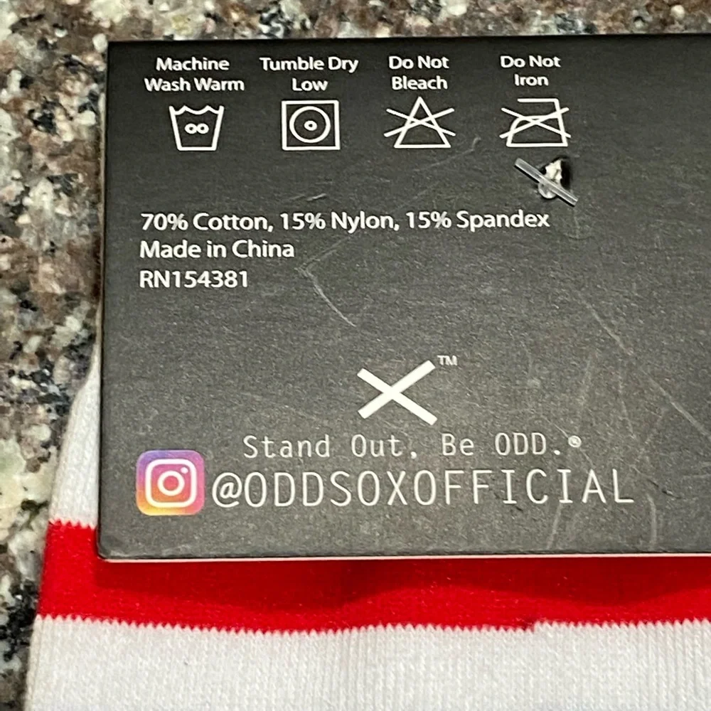 ODD SOX Flip Flop‎ Style Crew Knits Socks